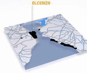 3d view of El Cenizo