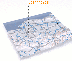 3d view of Los Arroyos