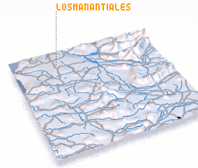 3d view of Los Manantiales