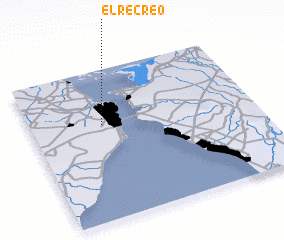 3d view of El Recreo