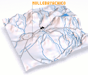 3d view of Mollebaya Chico