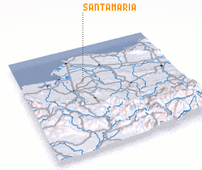 3d view of Santa María