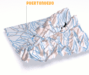 3d view of Puerto Nuevo