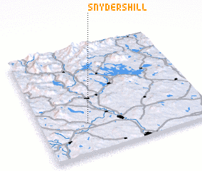 3d view of Snyders Hill