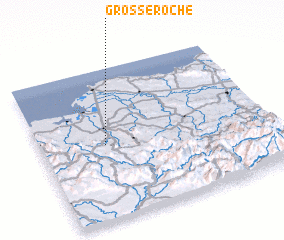 3d view of Grosse Roche