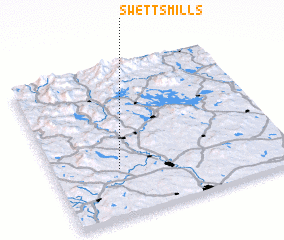 3d view of Swetts Mills