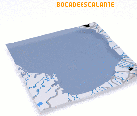 3d view of Boca de Escalante