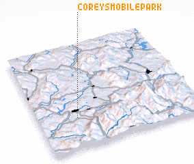 3d view of Coreys Mobile Park