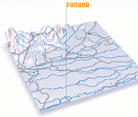 3d view of Panamá