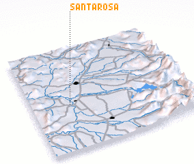 3d view of Santa Rosa