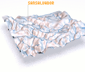 3d view of San Salvador