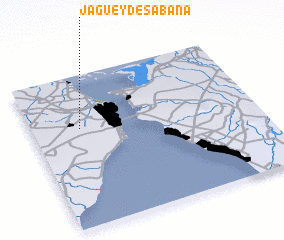 3d view of Jagüey de Sabana