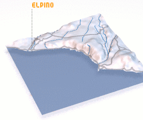 3d view of El Pino