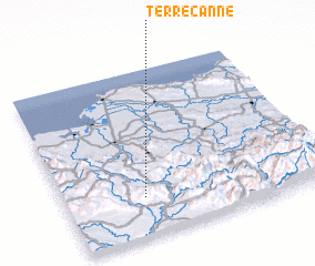 3d view of Terre Canne
