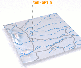 3d view of San Martín