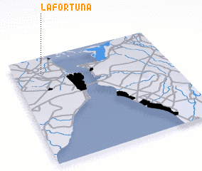 3d view of La Fortuna