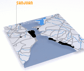 3d view of San Juan