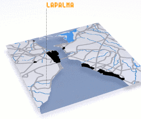 3d view of La Palma