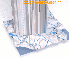 3d view of Colonie Agricole dʼOriani