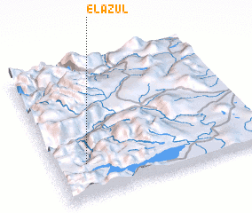 3d view of El Azul