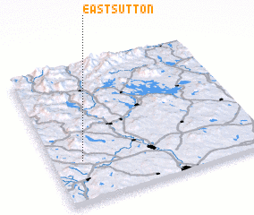 3d view of East Sutton