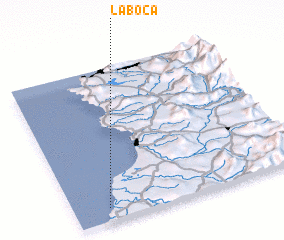 3d view of La Boca