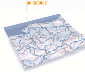 3d view of Bois Rouge