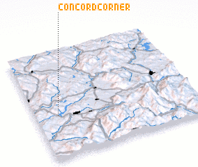 3d view of Concord Corner