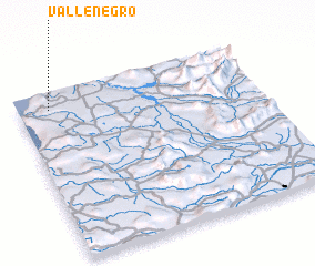 3d view of Valle Negro