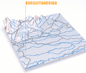 3d view of Burgüita Arriba