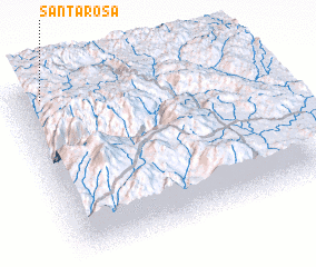 3d view of Santa Rosa