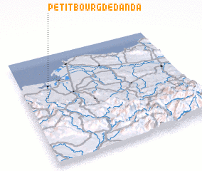 3d view of Petit Bourg de Danda