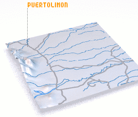 3d view of Puerto Limón