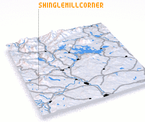 3d view of Shingle Mill Corner