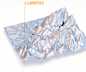 3d view of Llanetes