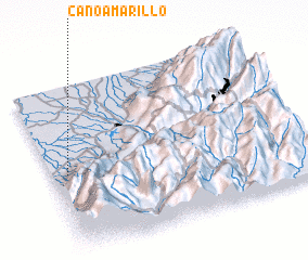 3d view of Caño Amarillo