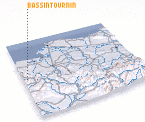 3d view of Bassin Tournin