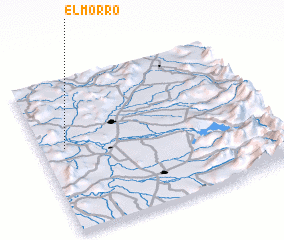 3d view of El Morro