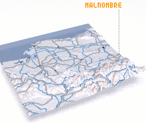 3d view of Mal Nombre