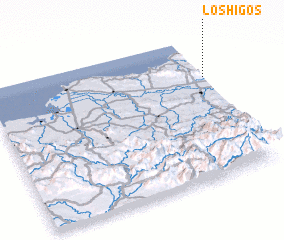 3d view of Los Higos