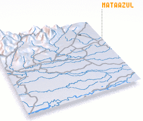 3d view of Mata Azul