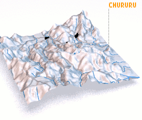 3d view of Chururú