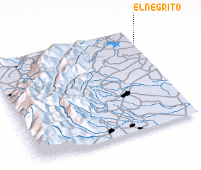 3d view of El Negrito