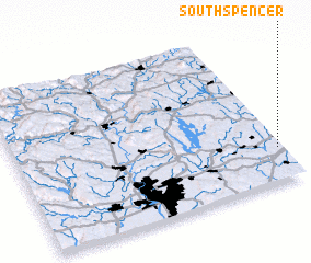 3d view of South Spencer