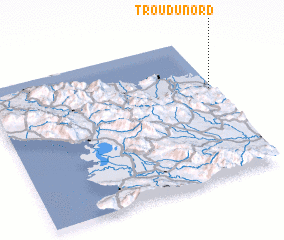 3d view of Trou du Nord