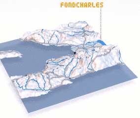 3d view of Fond Charles