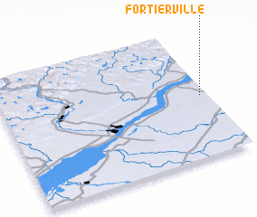 3d view of Fortierville