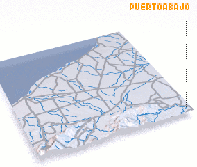 3d view of Puerto Abajo