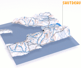 3d view of Saut dʼEau