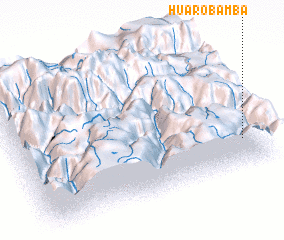 3d view of Huarobamba